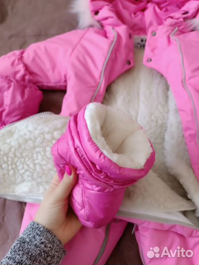 Зимний комбинезон для девочки 62-74