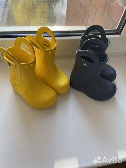 Резиновые сапоги crocs c7