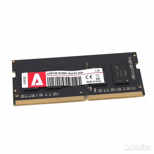 Модуль памяти sodimm 4 Gb Azerty DDR4 2666мгц