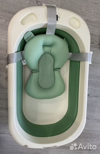 Ванночка для купания складная с термометром