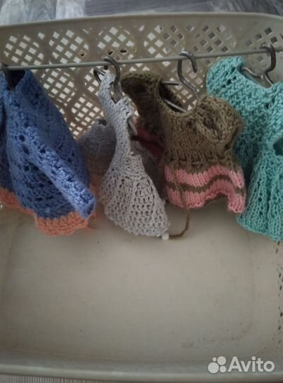 Игровая кукла ручной работы с комплектом одежды