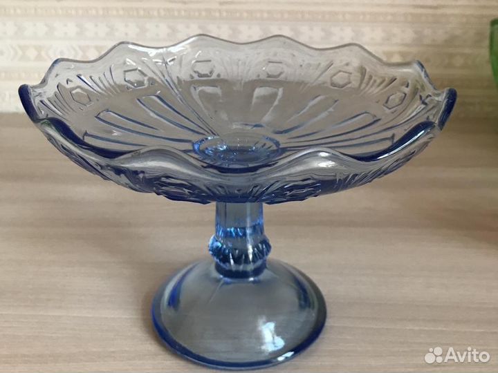 Вазы цветное стекло СССР