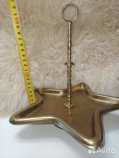 Ваза для фруктов Латунь винтаж Германия