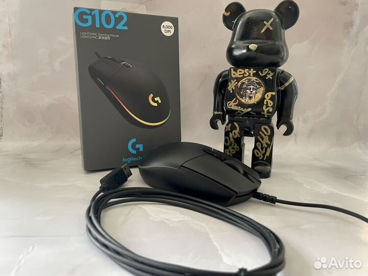 Игровая мышь Logitech G102 Black original - новая