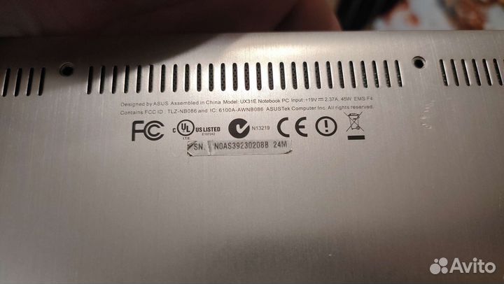Поддон ноутбука Asus UX31E