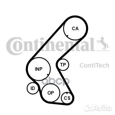 Ремень грм Contitech CT1178 CT1178 Continental