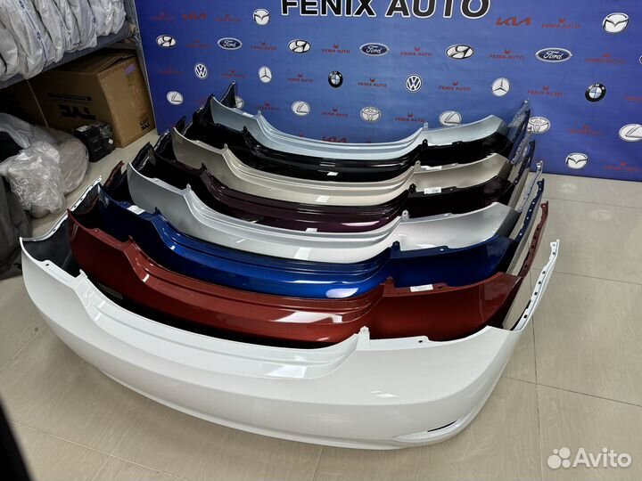 Бампер задний Hyundai Solaris с 10-14 г. в цвет