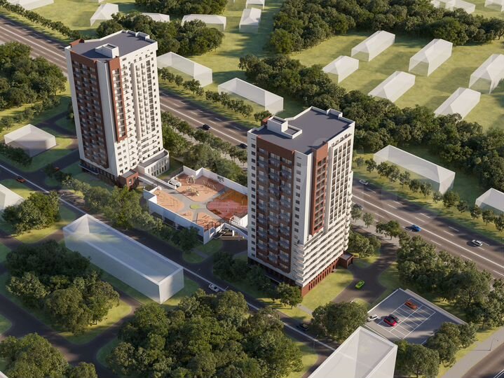 2-к. квартира, 66,5 м², 8/19 эт.