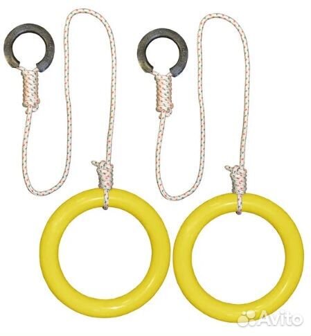 Канаты, кольца, качели, гимнастические маты