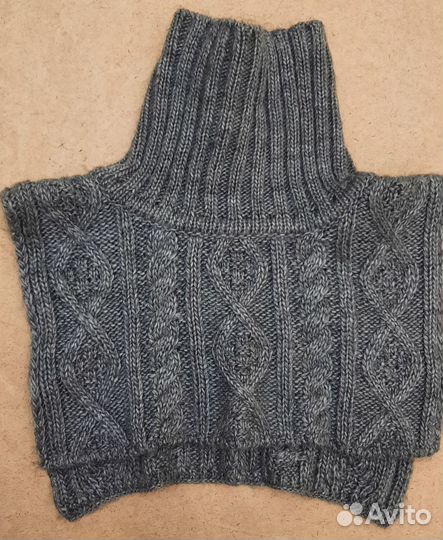 Манишка детская шерсть на малыша р.46-48