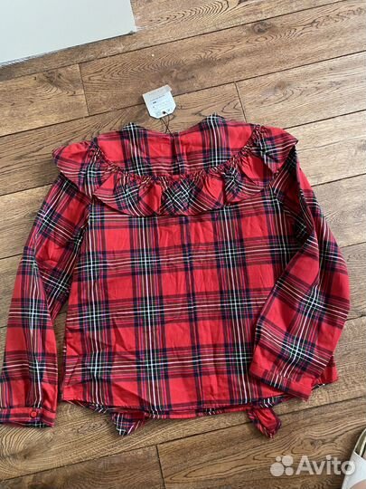 Рубашка zara для девочки новая