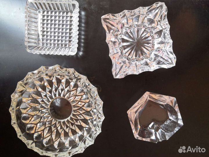 Хрустальные пепельницы