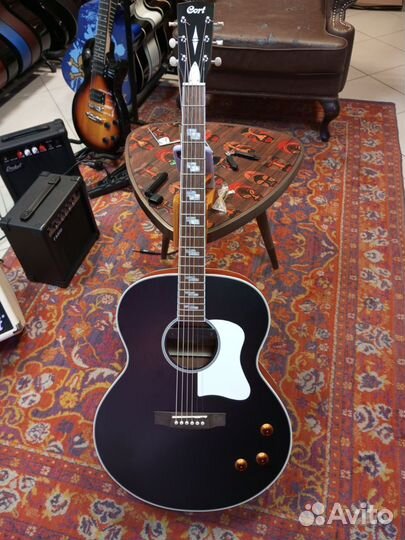 Cort CJ retro электроакустическая гитара Jumbo