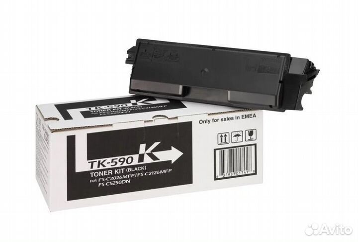 Лазерный тонер-картридж Kyocera TK-590K 1T02KV0NL0