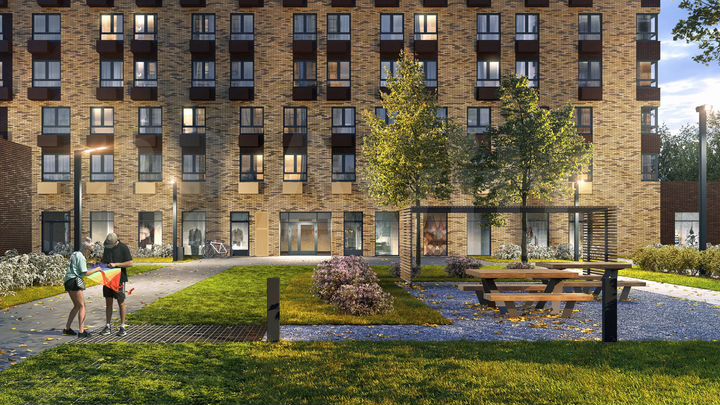 Квартира-студия, 25,6 м², 32/33 эт.