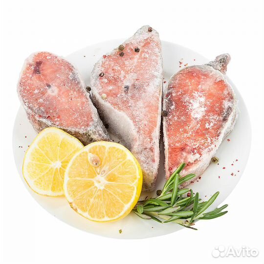 Стейки горбуши свежемороженые 5 кг