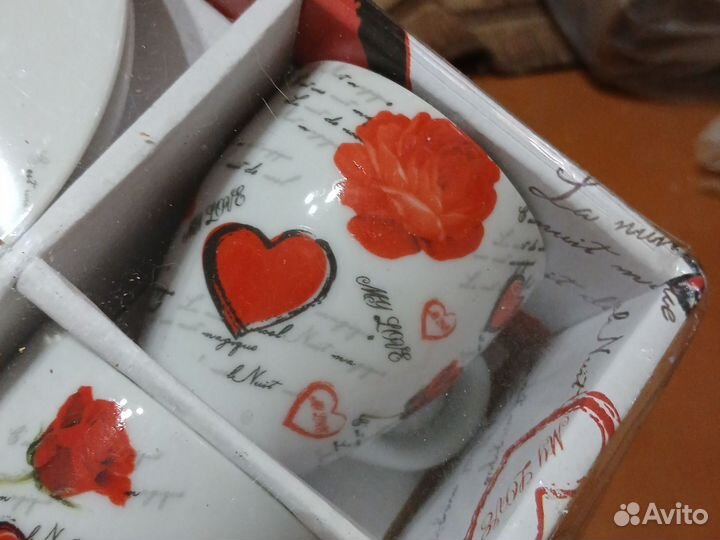 Чашка с блюдцем набор