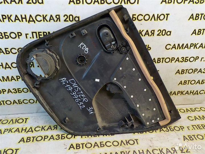 Обшивка двери задней левой Renault Duster 2012