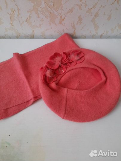 Комплект берет и шарф