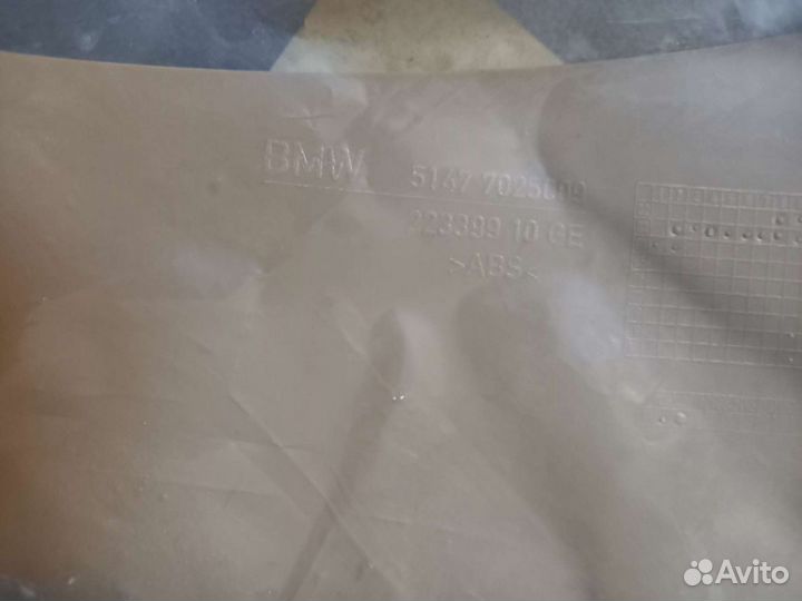 Планка порога задняя левая bmw e60/61 внутр