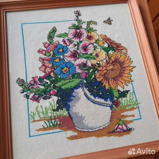Картина,вышитая крестом 