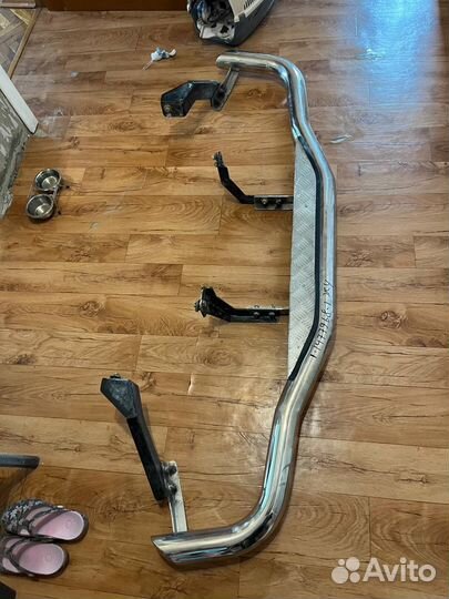 Защита заднего бампера УАЗ patriot