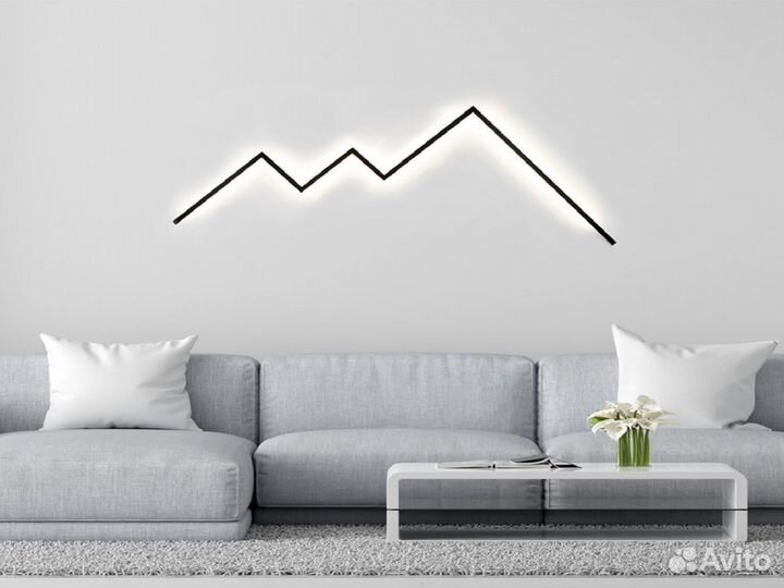 Светильник настенный Montana, черный, без вилки