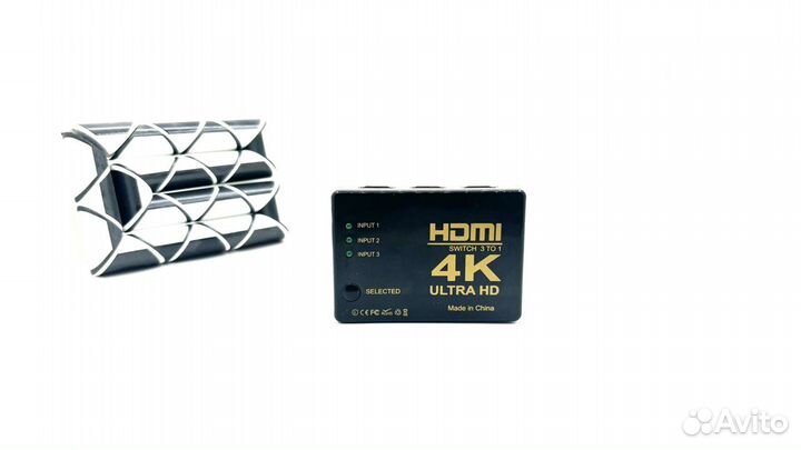 Hdmi switcher-свитчер 3*1 4k переключатель