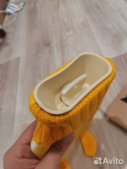 Грелка в вязанном чехле