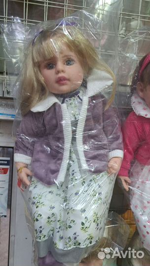 Детская, говорящая кукла с одеждой 60см