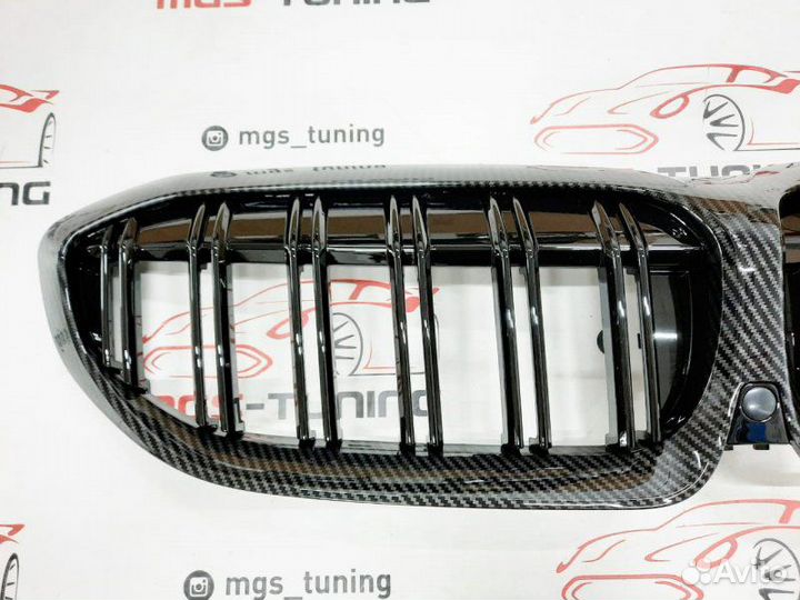 Решетка радиатора BMW 3 Series G20 Под карбон M3