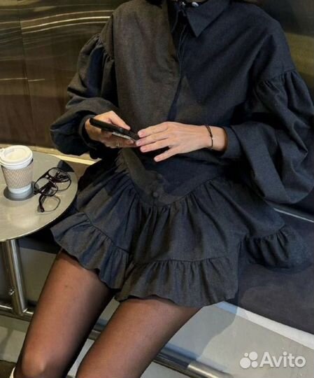 Костюм женский с юбкой 42 44