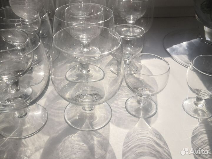 Бокалы, рюмки