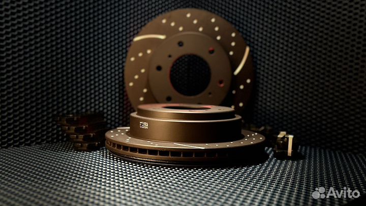 Диски перфорация/слоты Mitsubishi Pajero 3/4/5