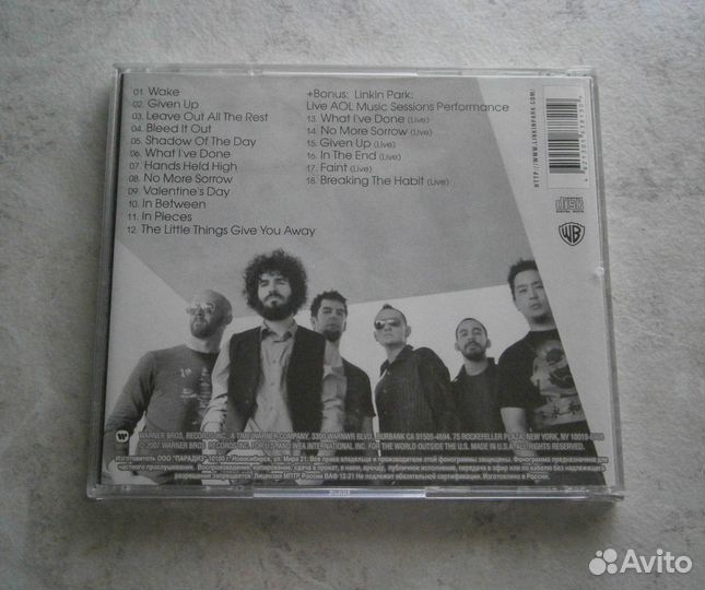 Linkin Park - Minutes To Midnight (2007) CD