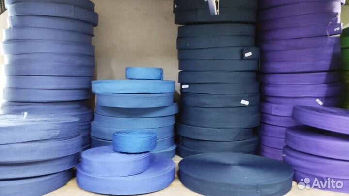 Кант, стропа разноцветная 30мм, Лента окантовочная