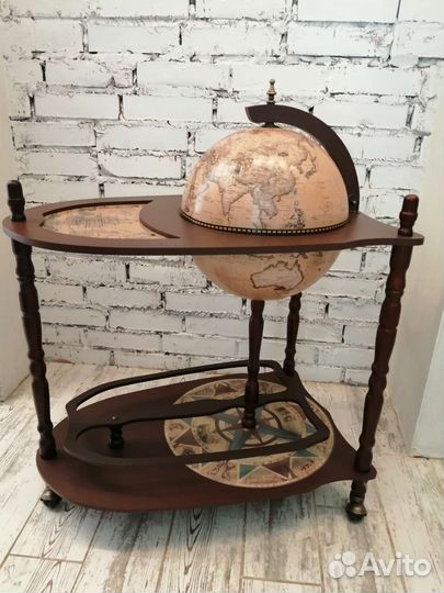 Глобус-бар напольный со столом.подарок