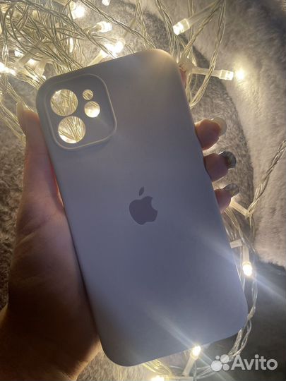 Чехол на iPhone 12 бежевый