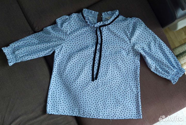 Блузка школьная, рост 158-164см