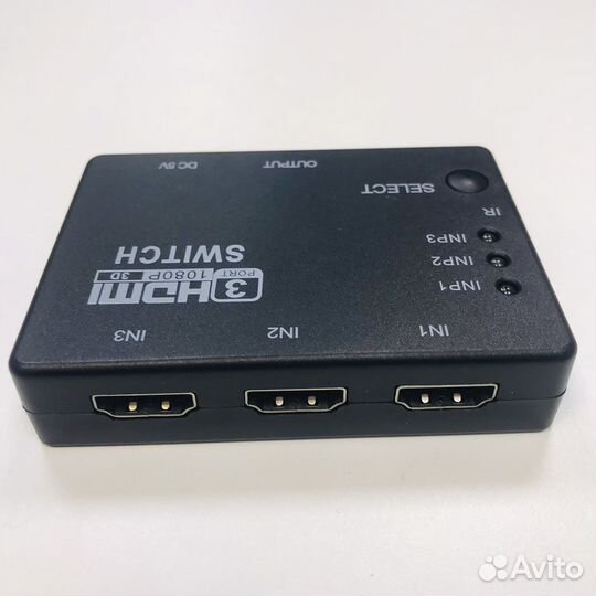 Разветвитель hdmi Swicth+Remote, 1 выход 3 входа