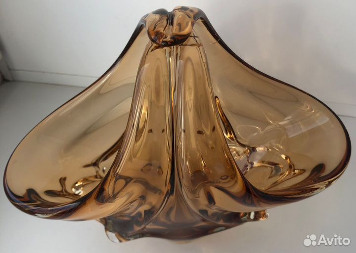 Ваза конфетница Jan Beranek Чехословакия 1960-е