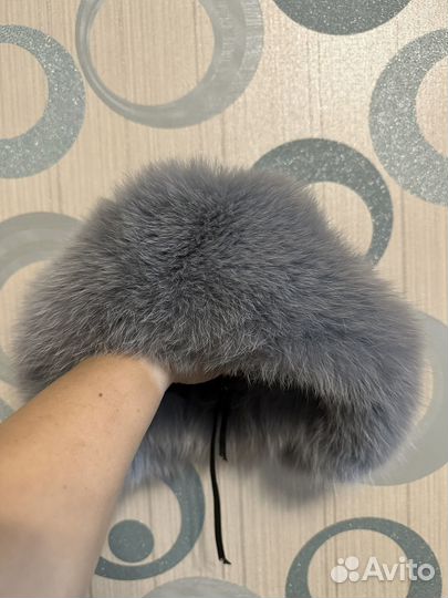 Шапка ушанка женская натуральный мех