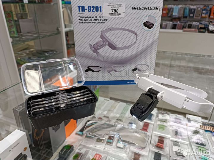 Очки-лупа с подсветкой