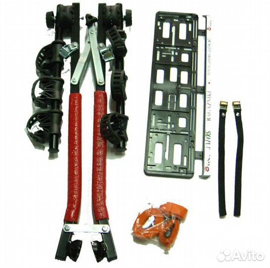 Багажник для 3-х велосипедов на фаркоп amos bhak