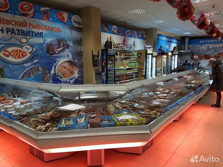 Рыбный магазин на рынке. Готовый бизнес