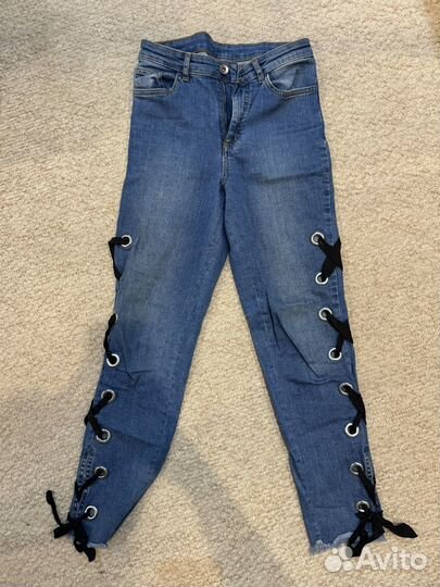 Calzedonia джинсы синие s, в носке 2 раза