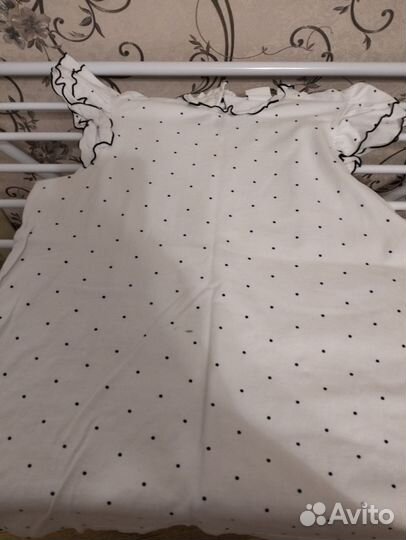 Блузка в горошик