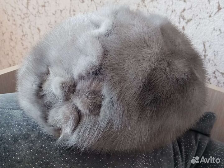 Шапка норковая женская