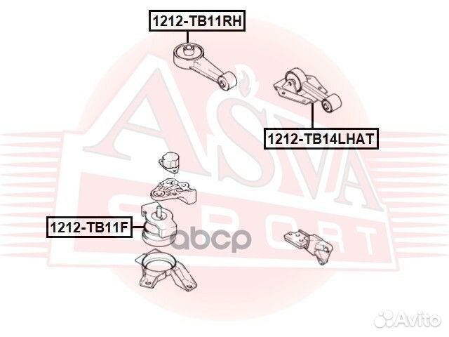 Опора двигателя левая лев hyundai getz