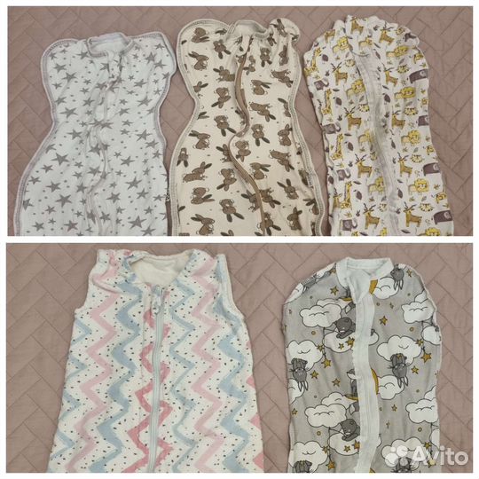 Спальный мешок детский, пеленка-кокон